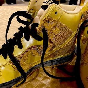 Super Stylish Shiny Nike High Tops!